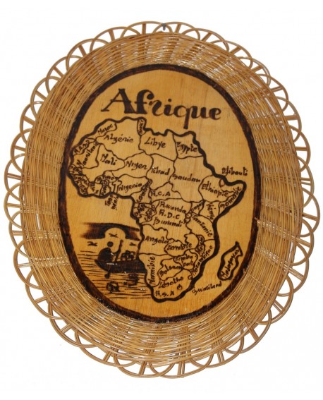Déco osier - Carte du Bénin