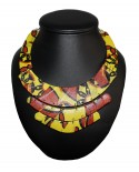 COLLIER PYRAMIDE WAX AFRICAIN