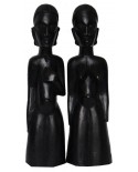 Couple de statuettes africaines